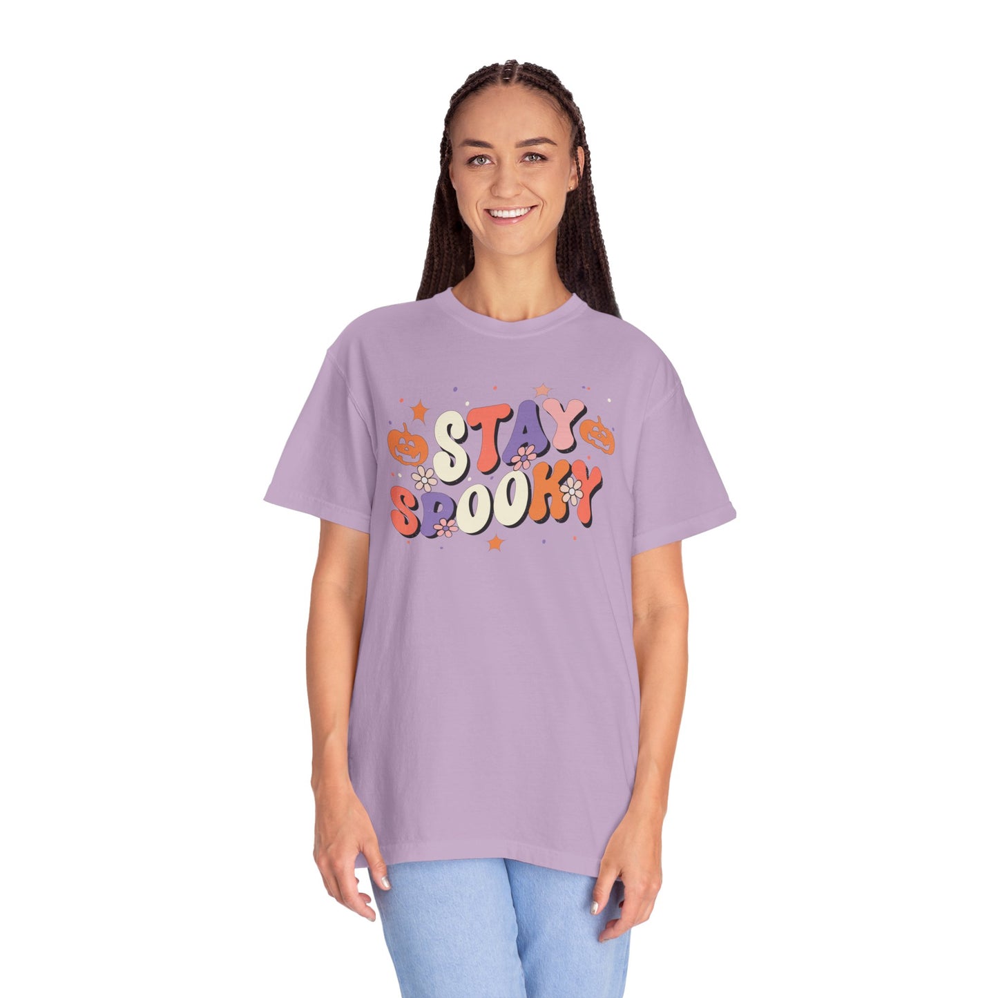 Stay Spooky Girly Comfort Colors Tee