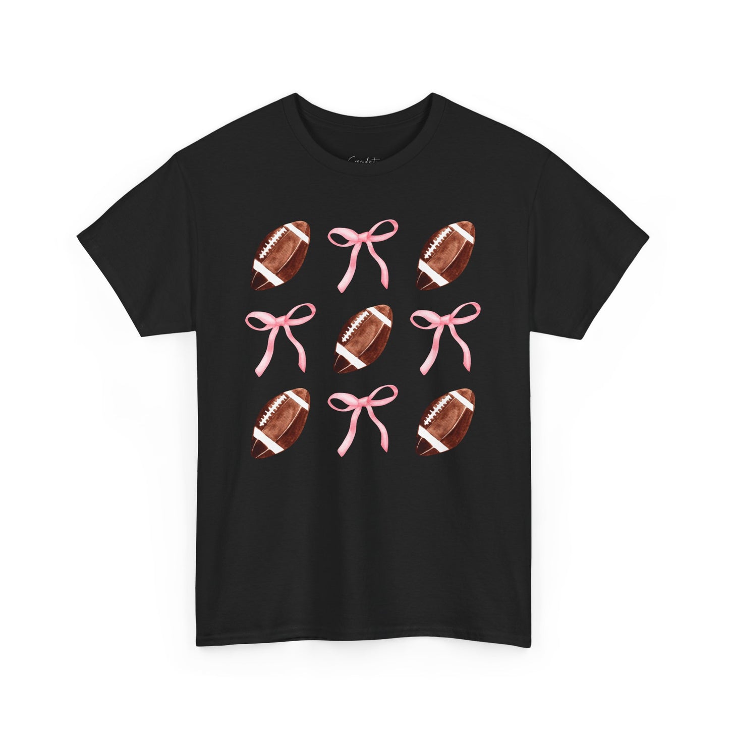 Football Bows Unisex Tee