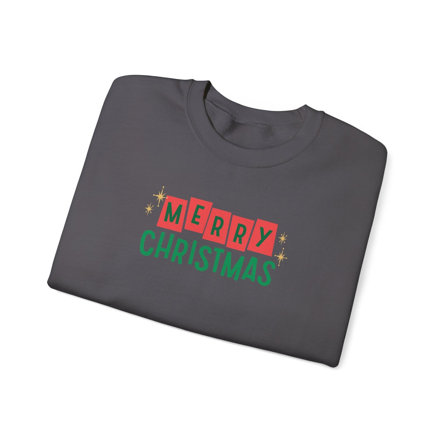 Retro Merry Christmas Unisex Crewneck