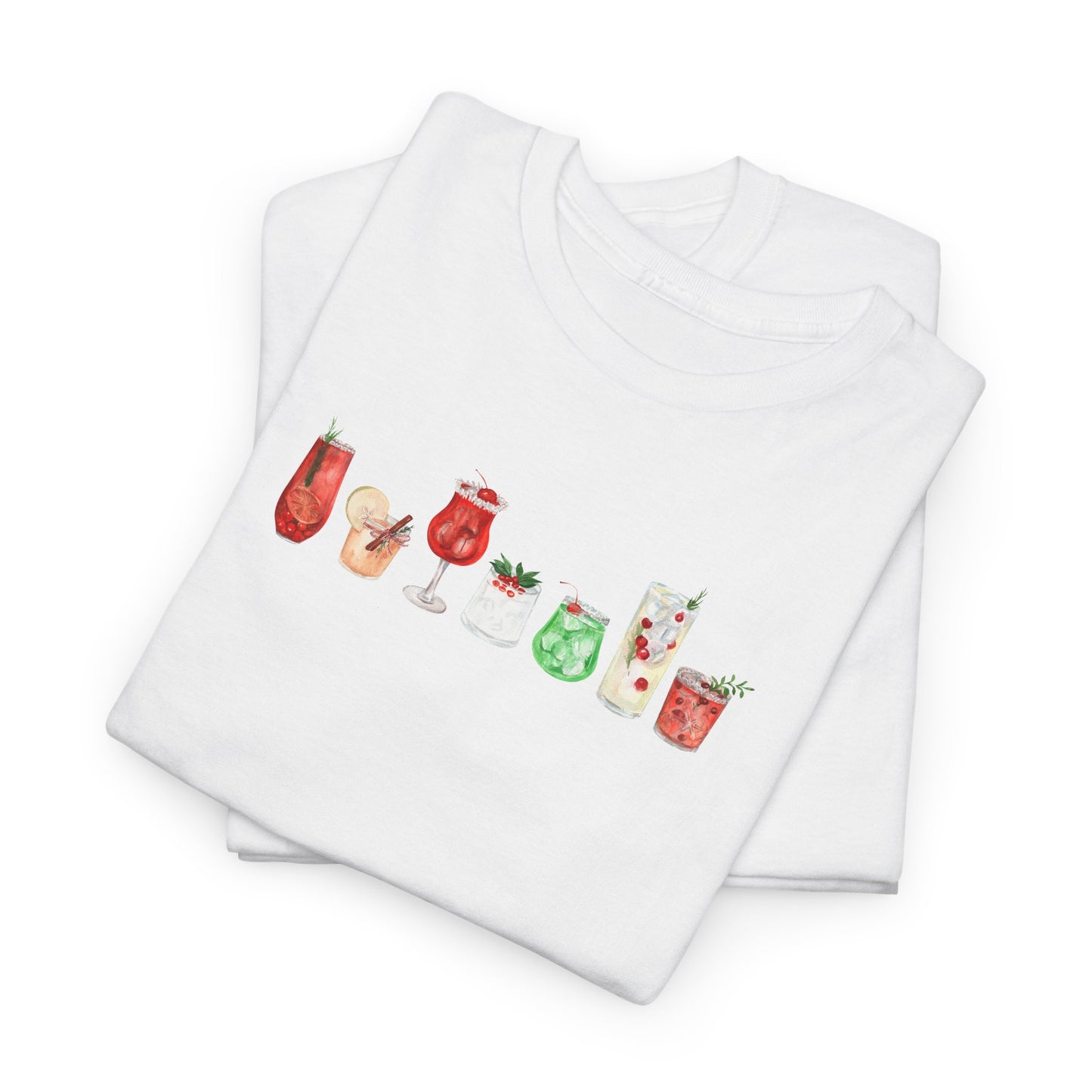 Christmas Cocktails Unisex Tee