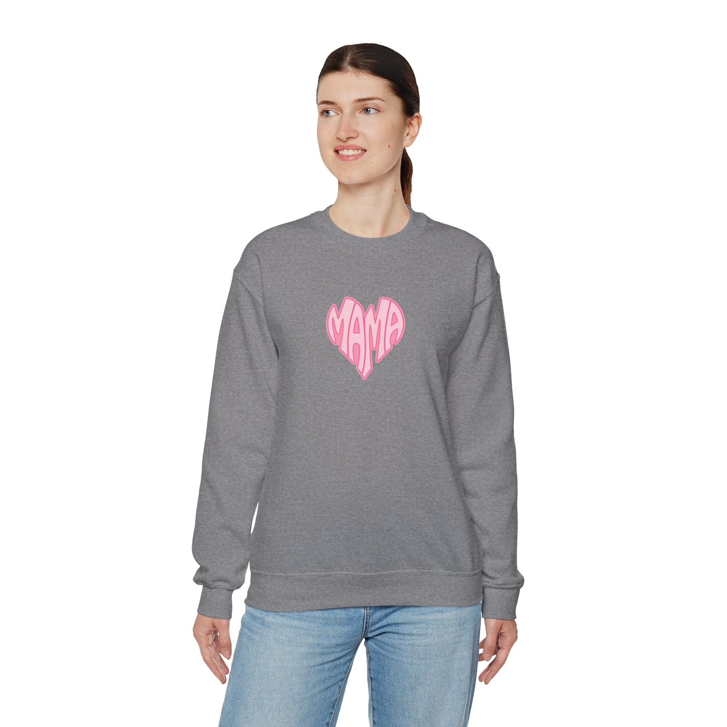 Mama Heart Unisex Crewneck