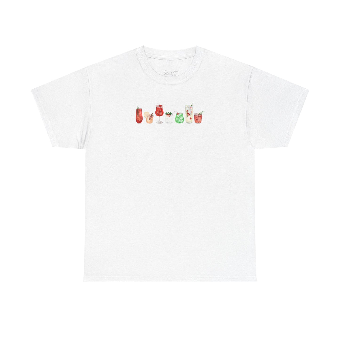 Christmas Cocktails Unisex Tee