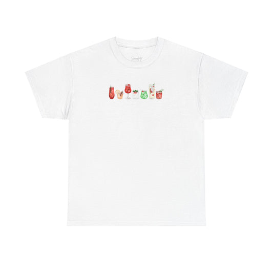 Christmas Cocktails Unisex Tee