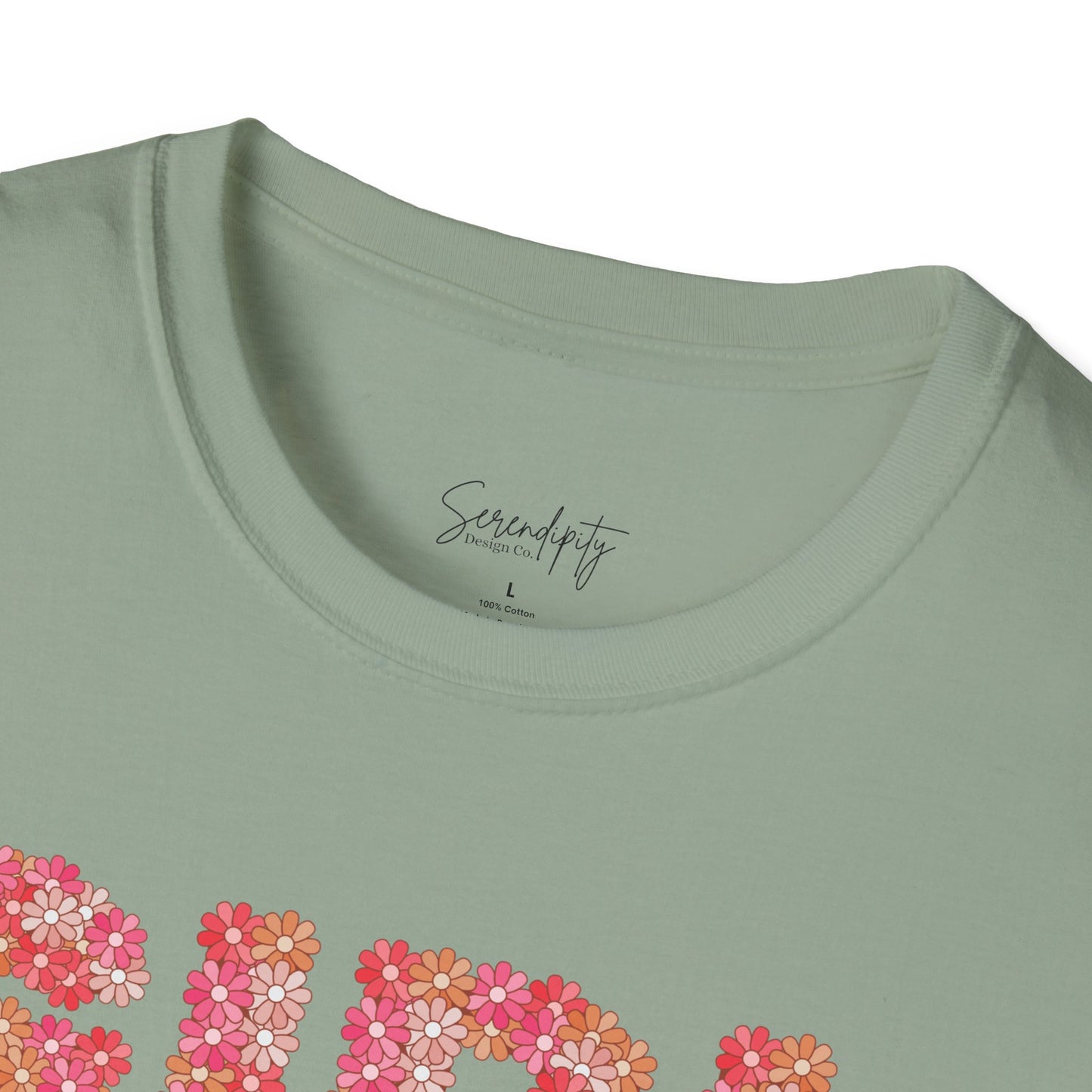 Girl Mama Retro Floral Soft Style Tee