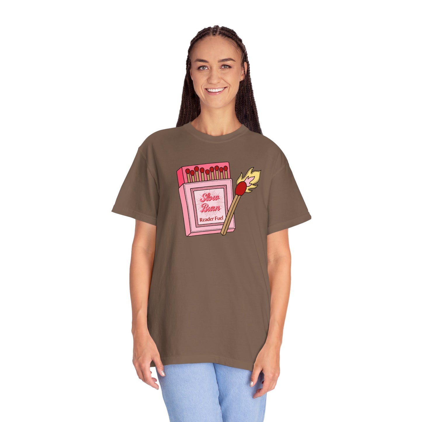 Slow Burn Matches Comfort Colors Tee