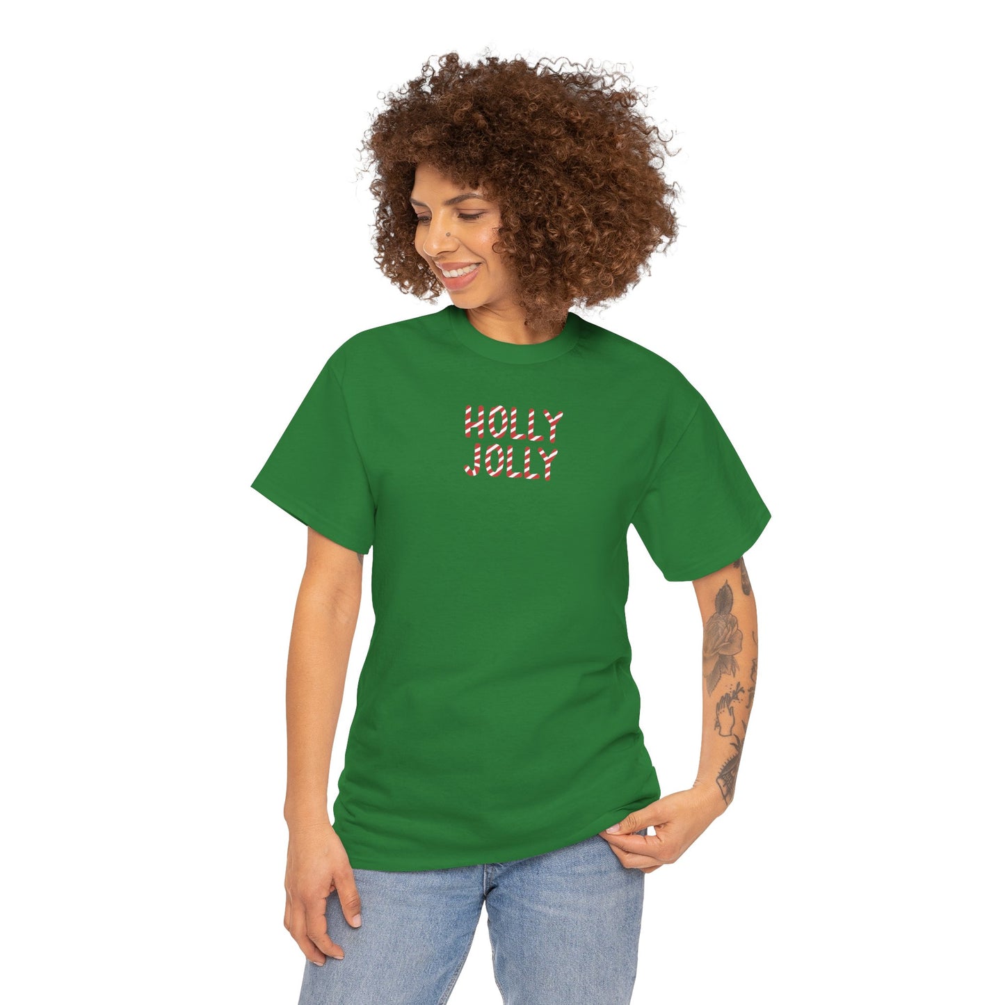 Holly Jolly Candy Cane Unisex Tee