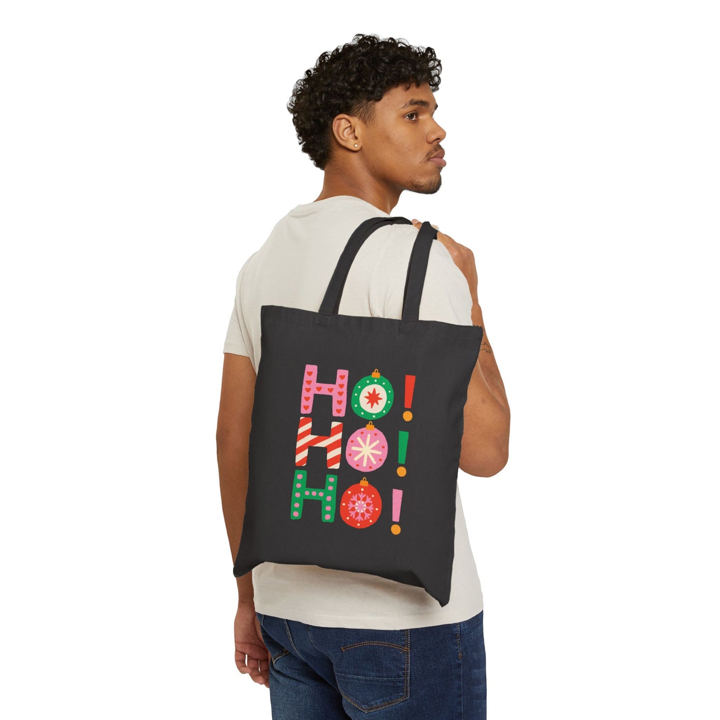 Ho Ho Ho Ornaments Tote Bag