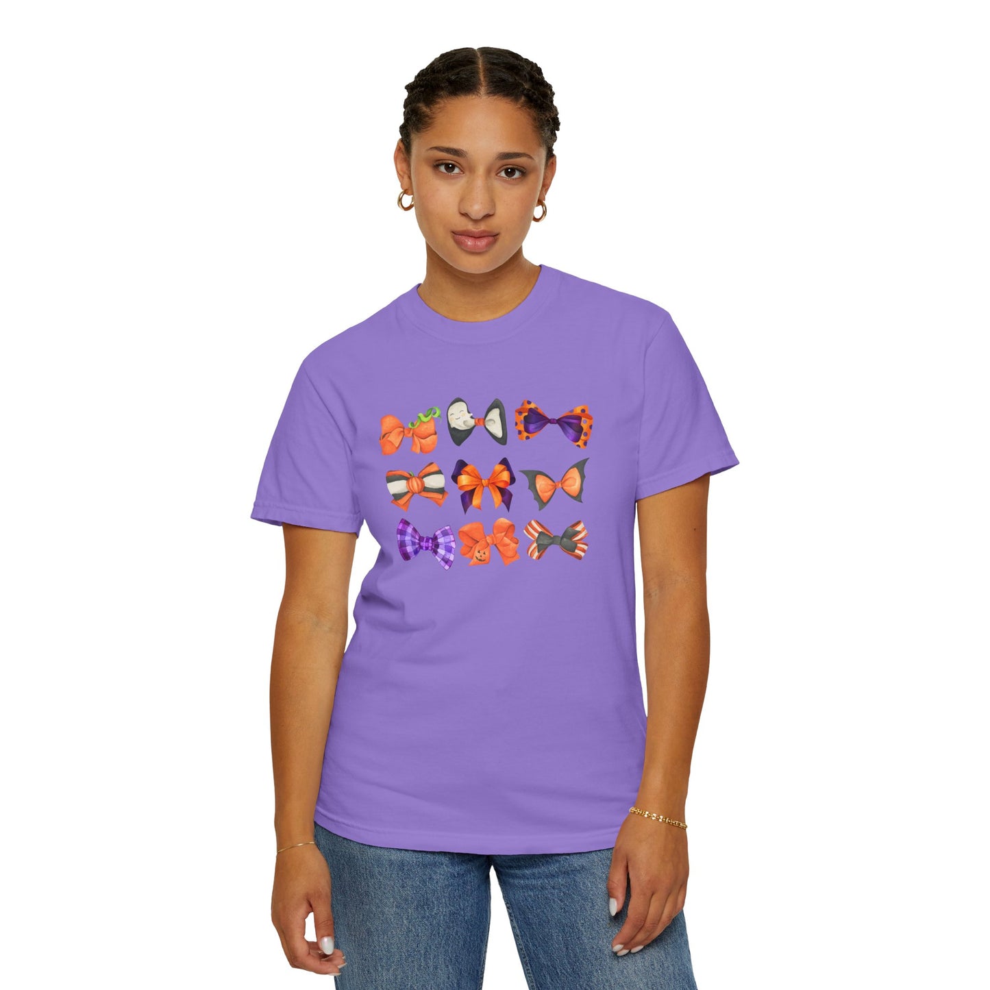 Halloween Bows Comfort Colors Tee