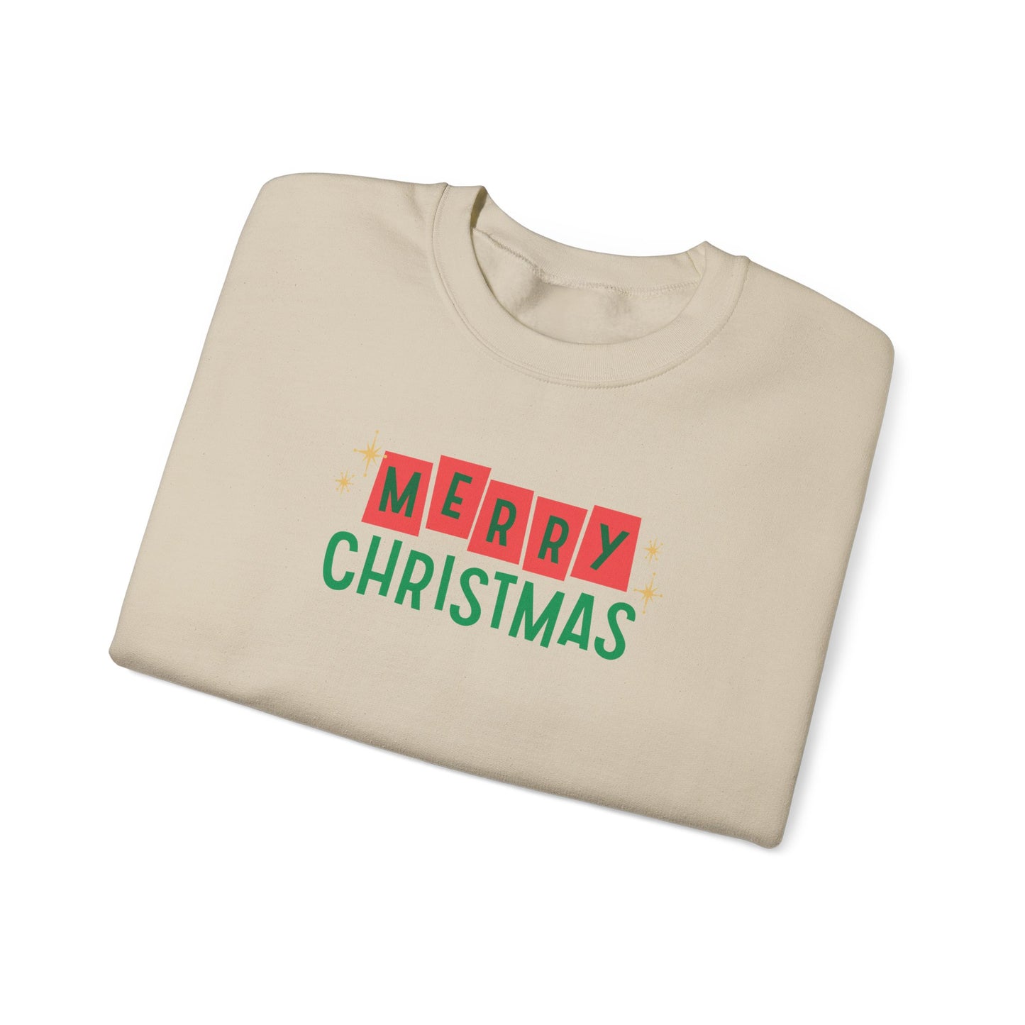 Retro Merry Christmas Unisex Crewneck