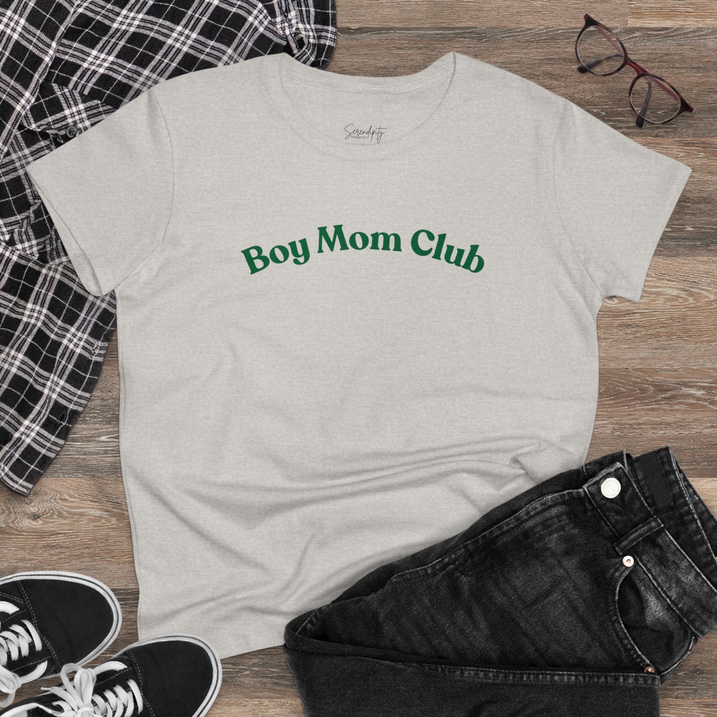 Boy Mom Club Baby Tee