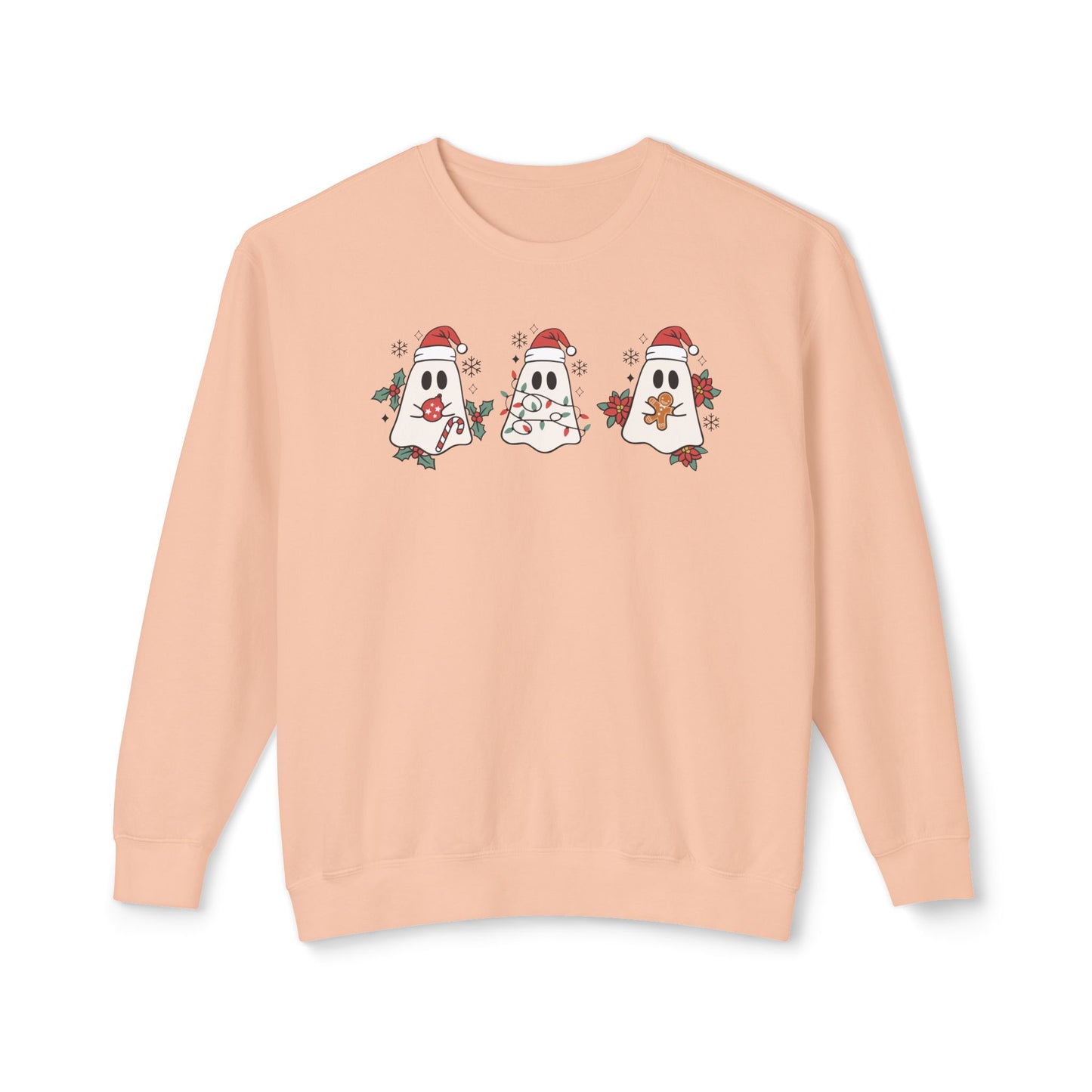 Christmas Ghosties Comfort Colors Sweatshirt