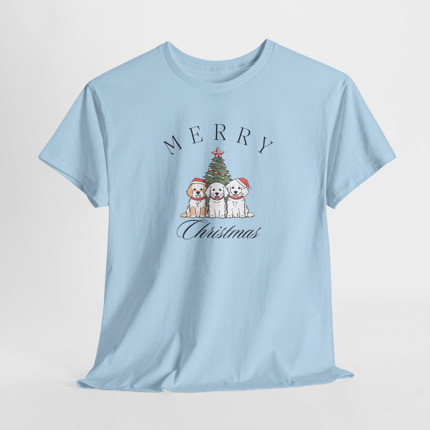 Merry Christmas Puppies Unisex Tee