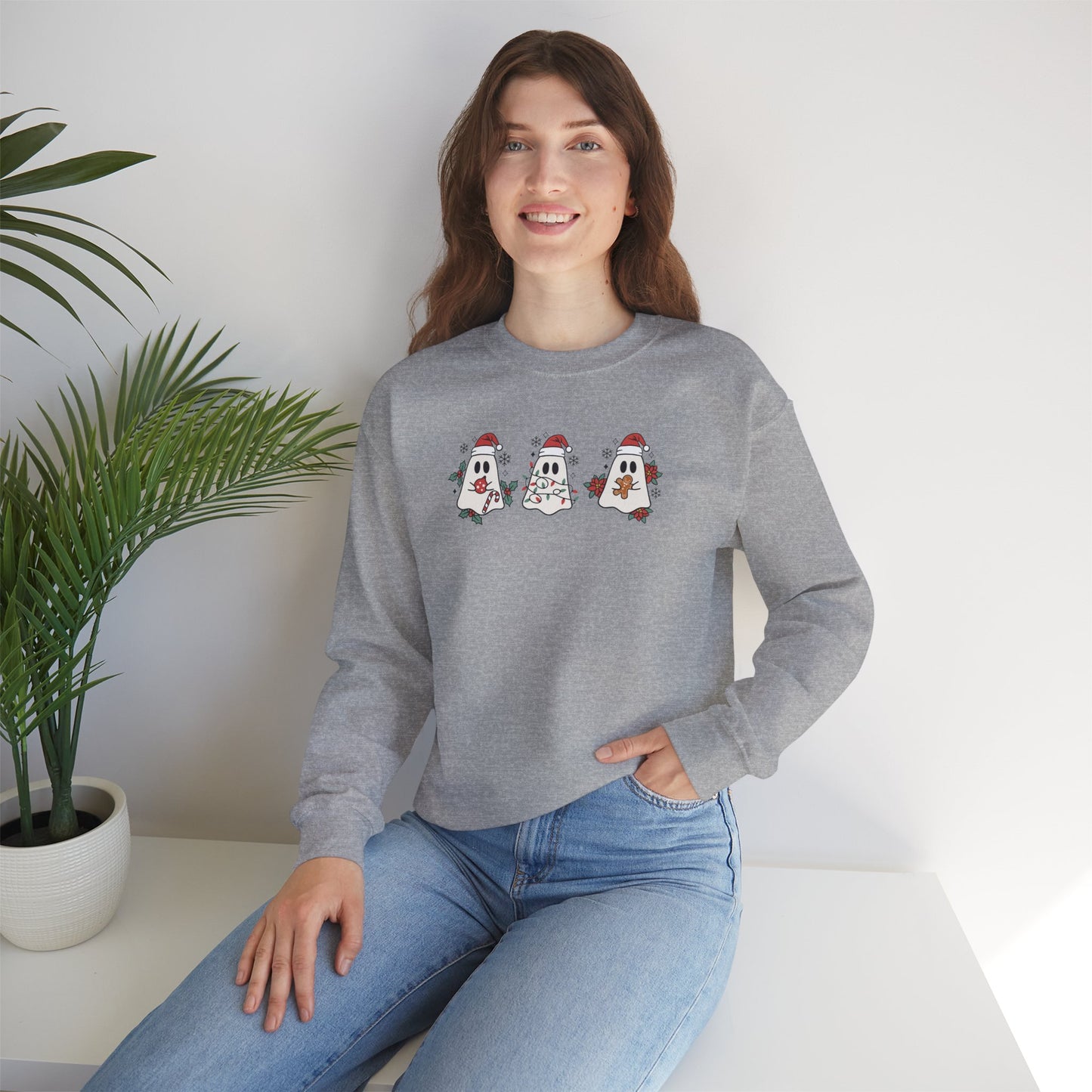 Christmas Ghosties Unisex Crewneck