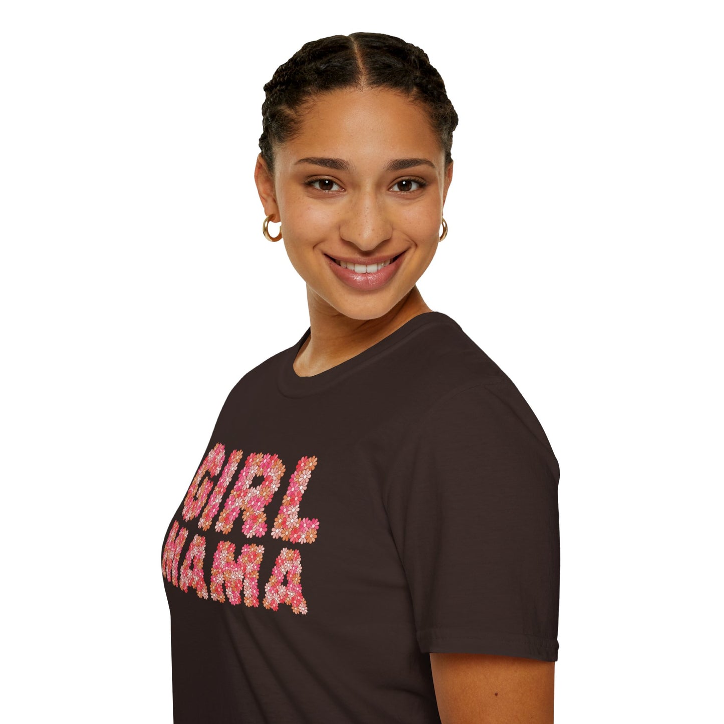 Girl Mama Retro Floral Soft Style Tee