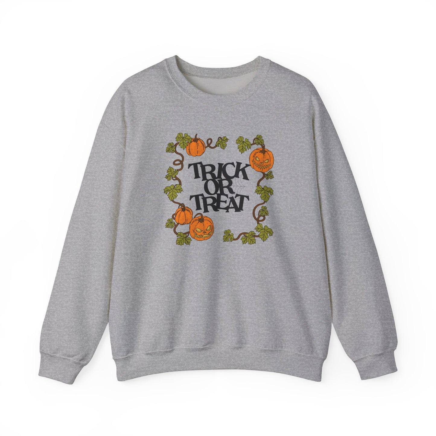 Vintage Pumpkins Trick or Treat Unisex Crewneck