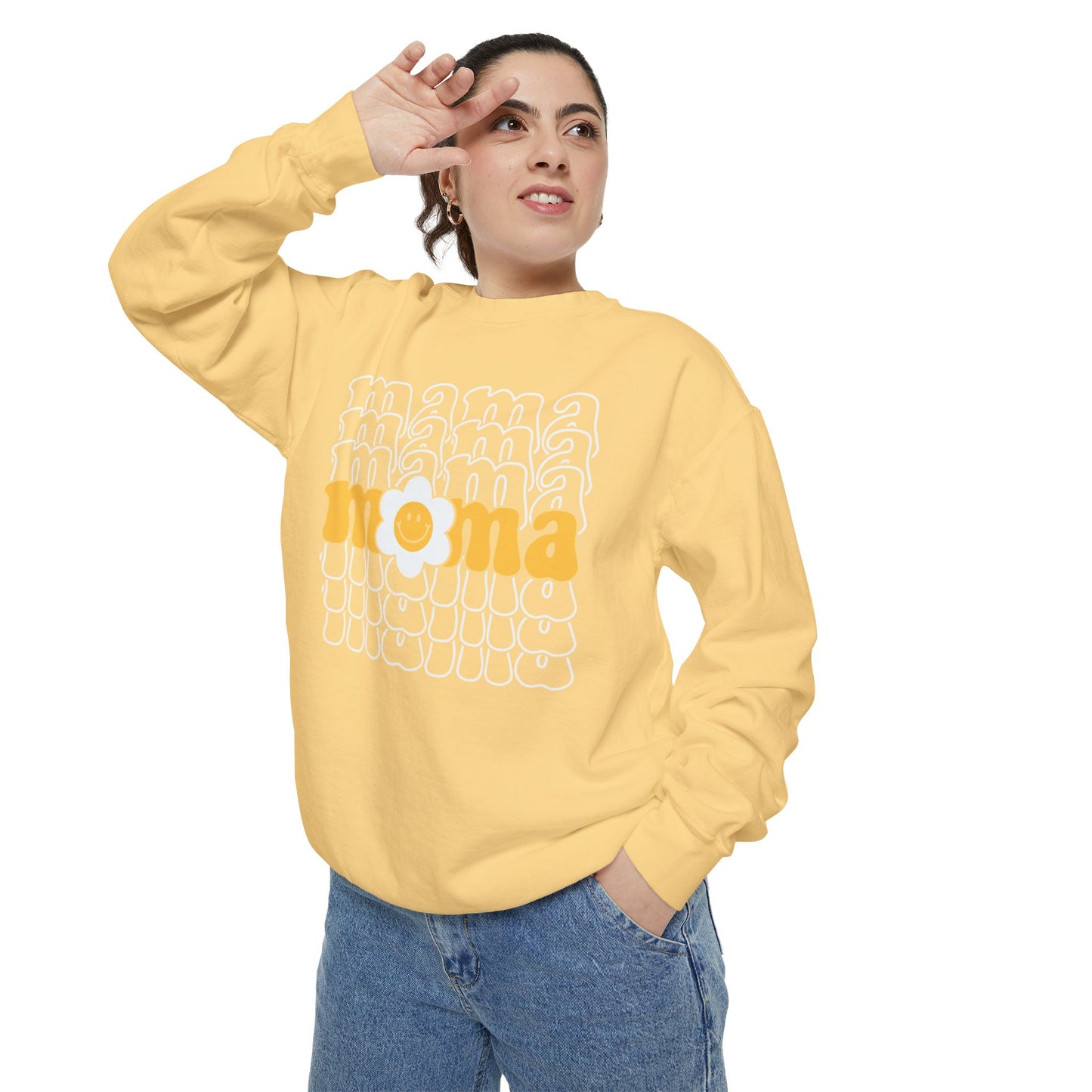 Mama Daisy Comfort Colors Sweatshirt