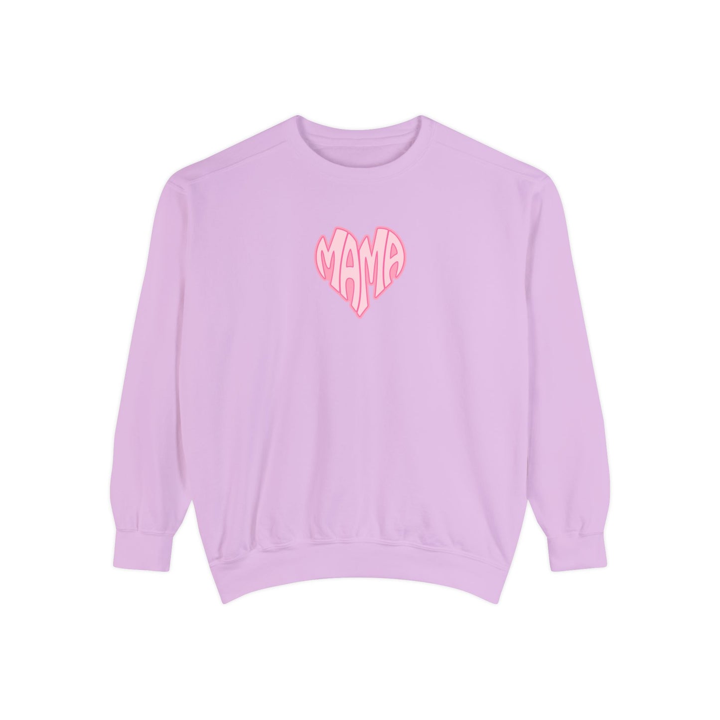 Mama Heart Comfort Colors Sweatshirt