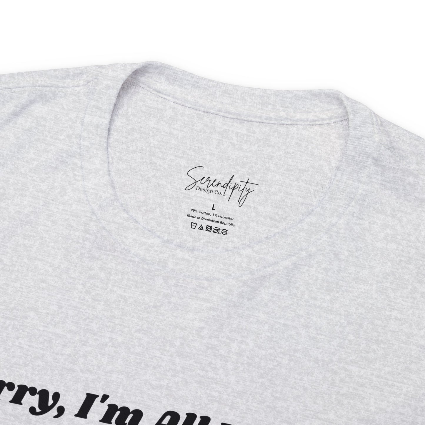 Sorry, I'm All Booked Unisex Tee