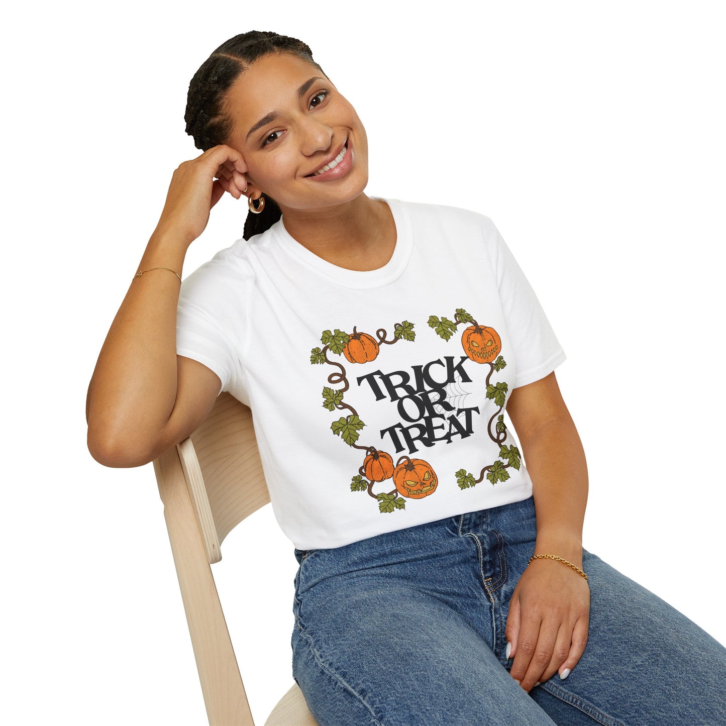 Vintage Trick or Treat Soft Style Tee