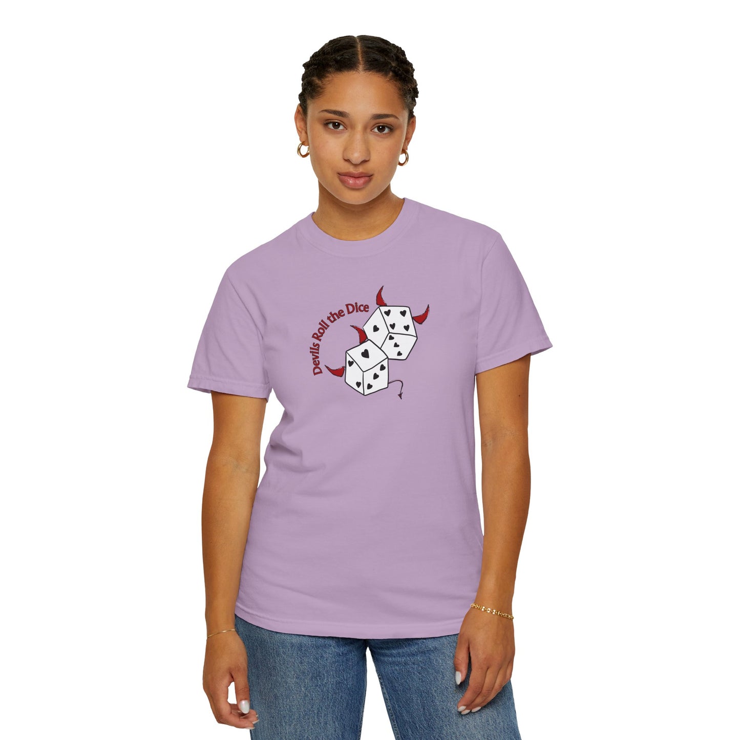 Devils Roll The Dice Comfort Colors Tee
