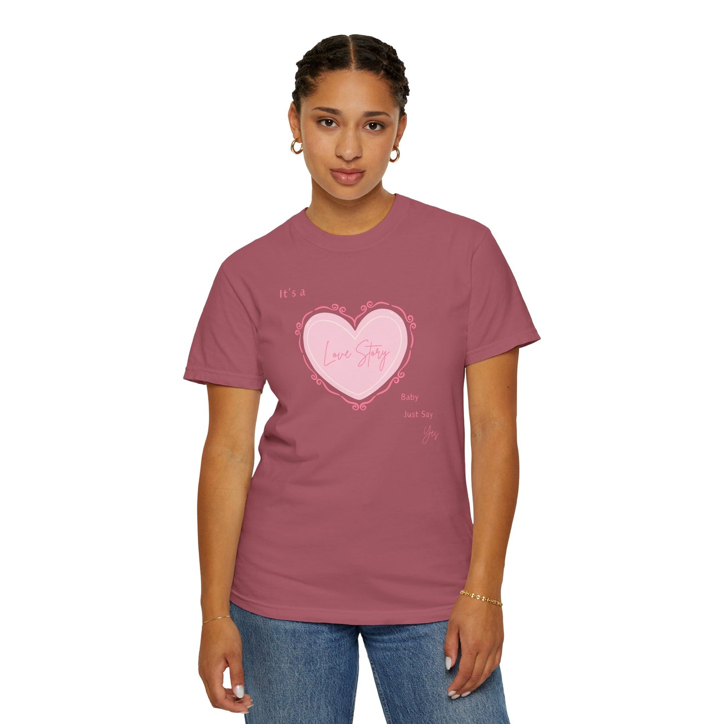 Love Story Coquette Comfort Colors Tee