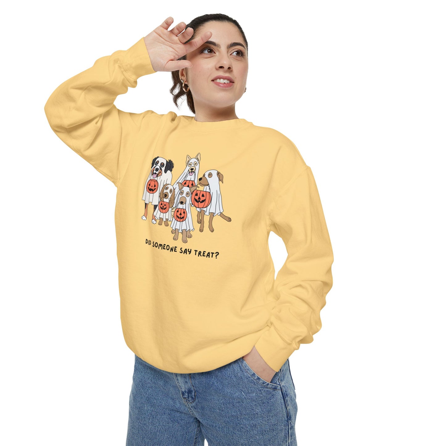 Did Someone Say Treat? Comfort Colors Sweatshirt