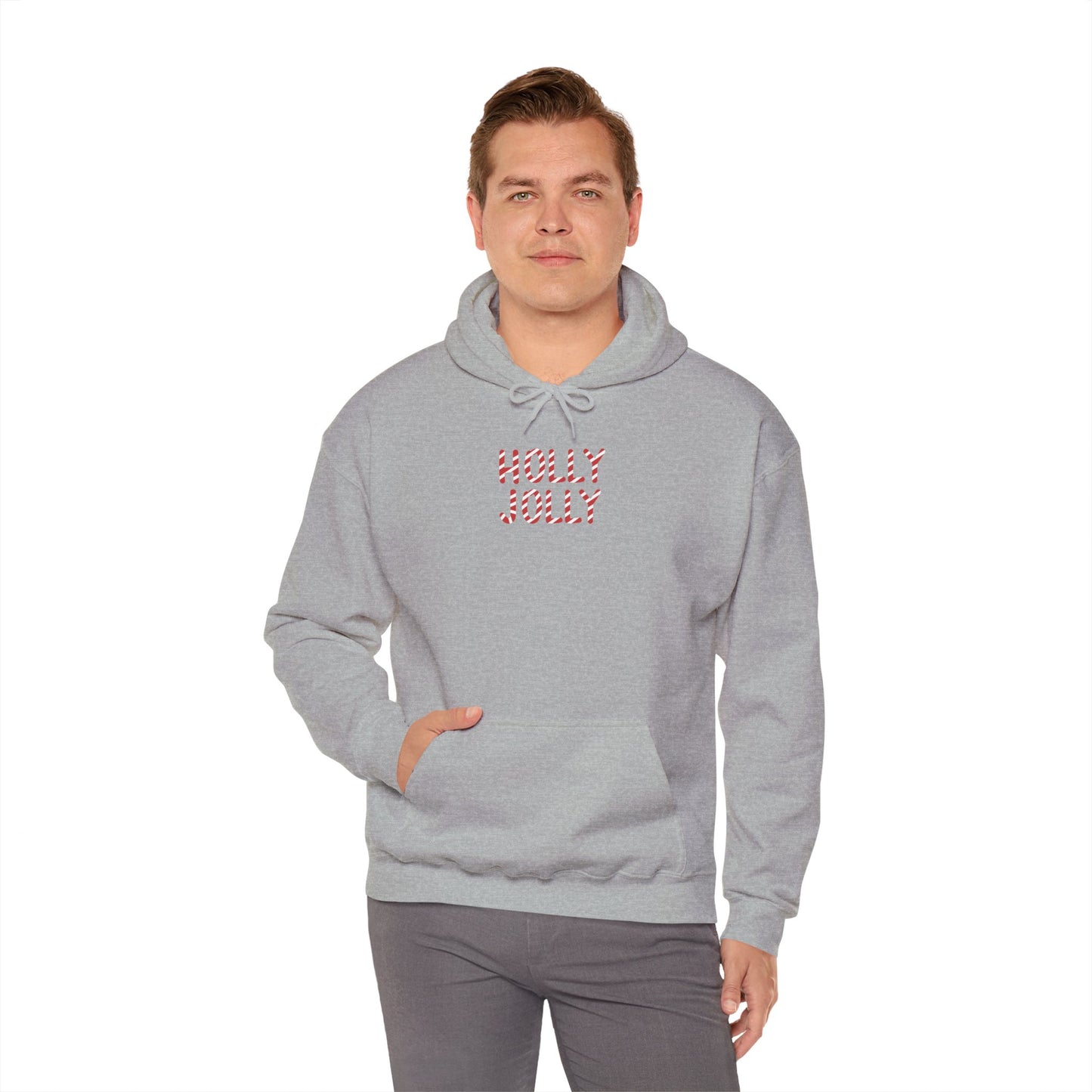 Holly Jolly Candy Cane Unisex Hoodie