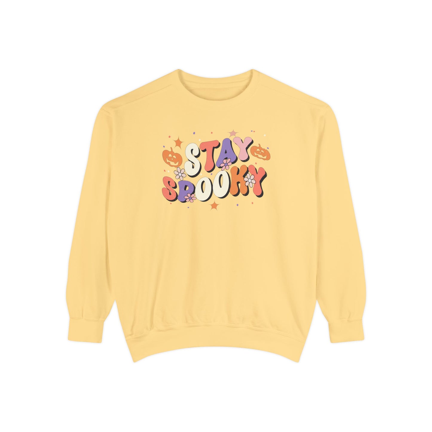 Stay Spooky Girly Comfort Colors Sweatshirt