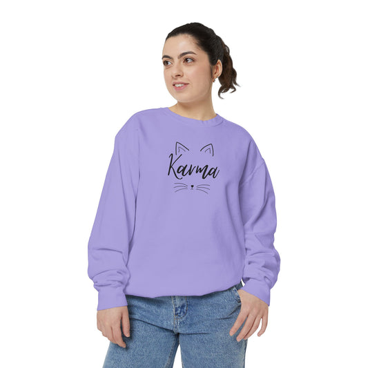 Karma Comfort Colors Sweatshirt
