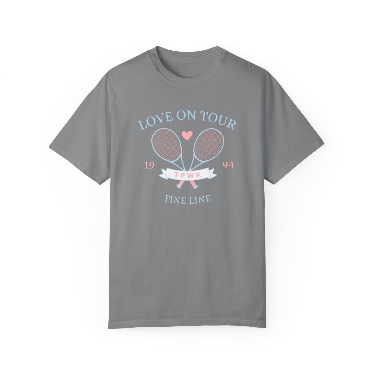 Love On Tour Tennis Club Comfort Colors Tee