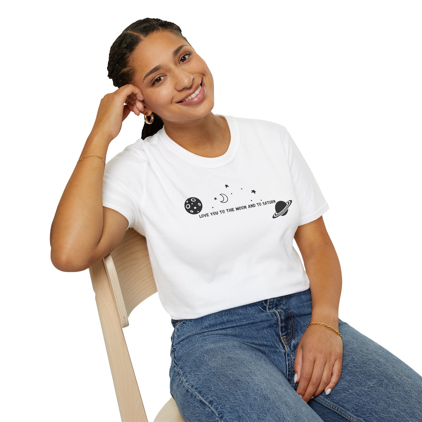 Love You to the Moon and to Saturn Soft Style Tee