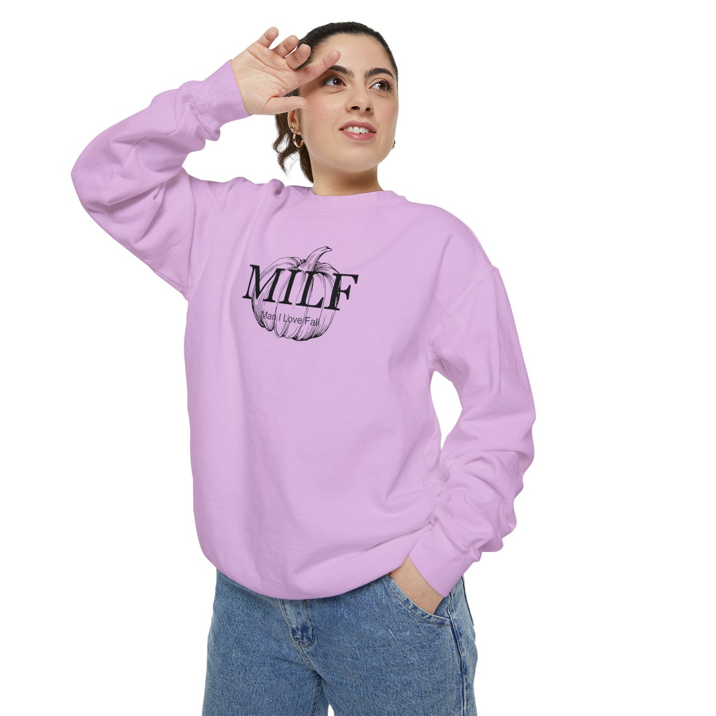 MILF (Man I Love Fall) Comfort Colors Sweatshirt