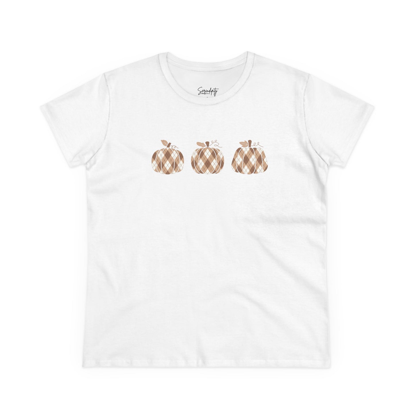 Plaid Pumpkins Baby Tee