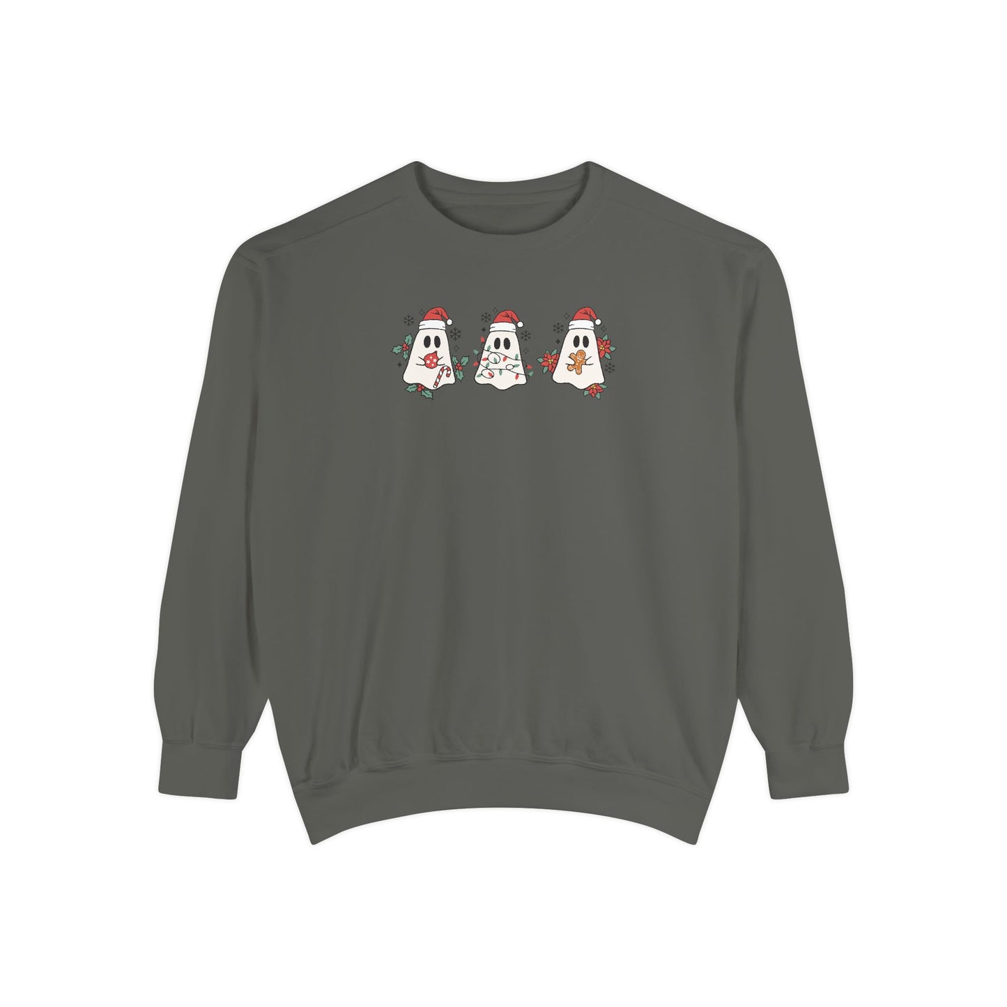 Christmas Ghosties Comfort Colors Sweatshirt