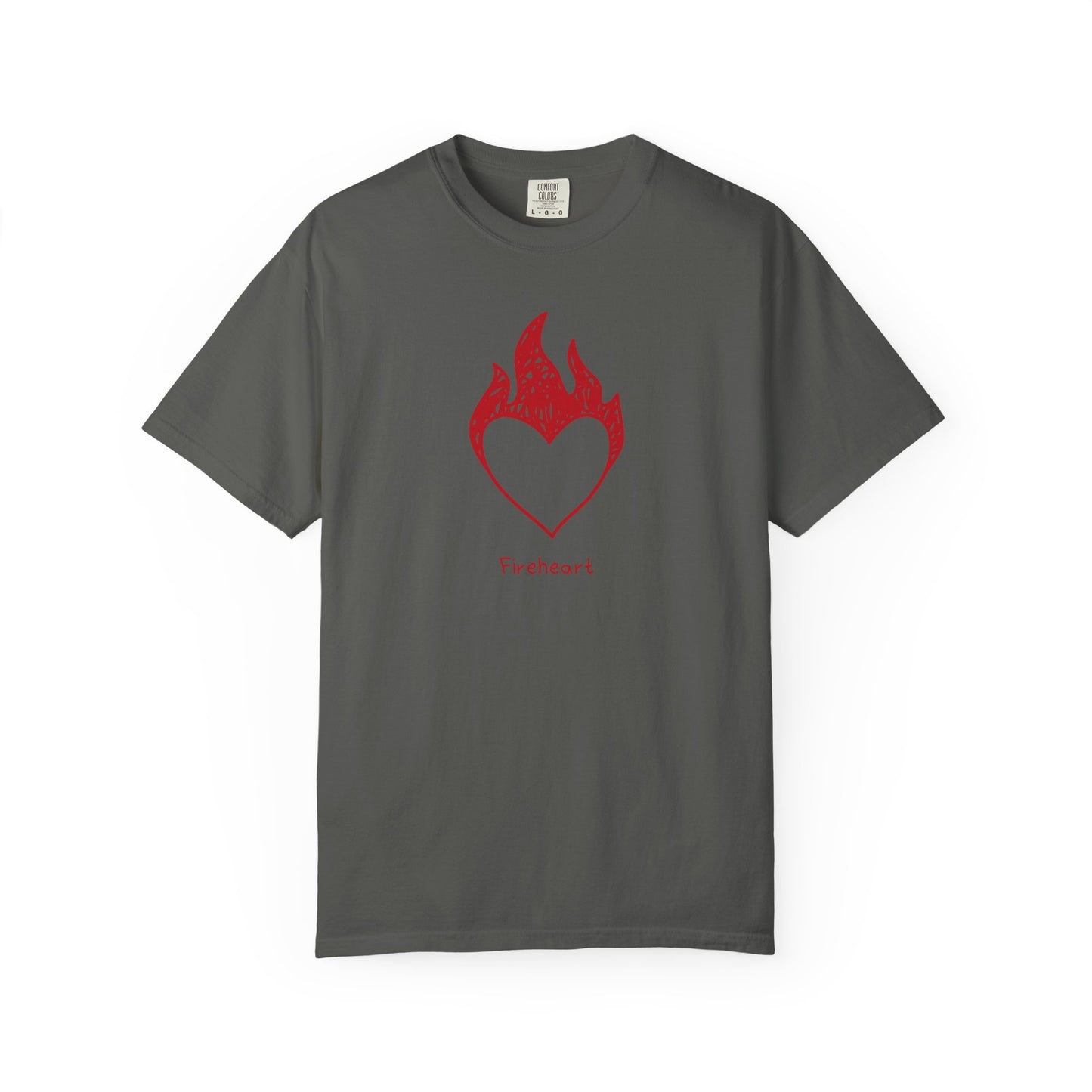Fireheart Hand-drawn Comfort Colors Tee