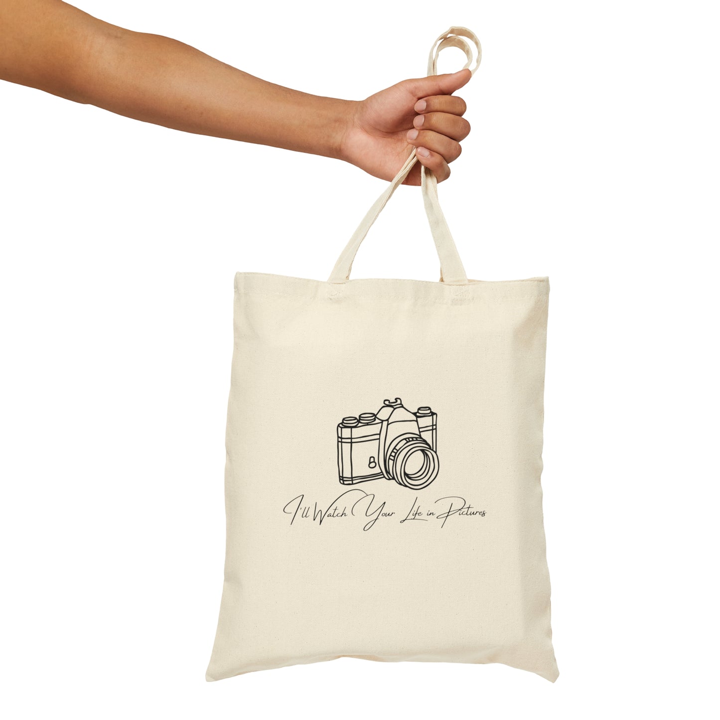 Watch Your Life in Pictures Cotton Tote Bag