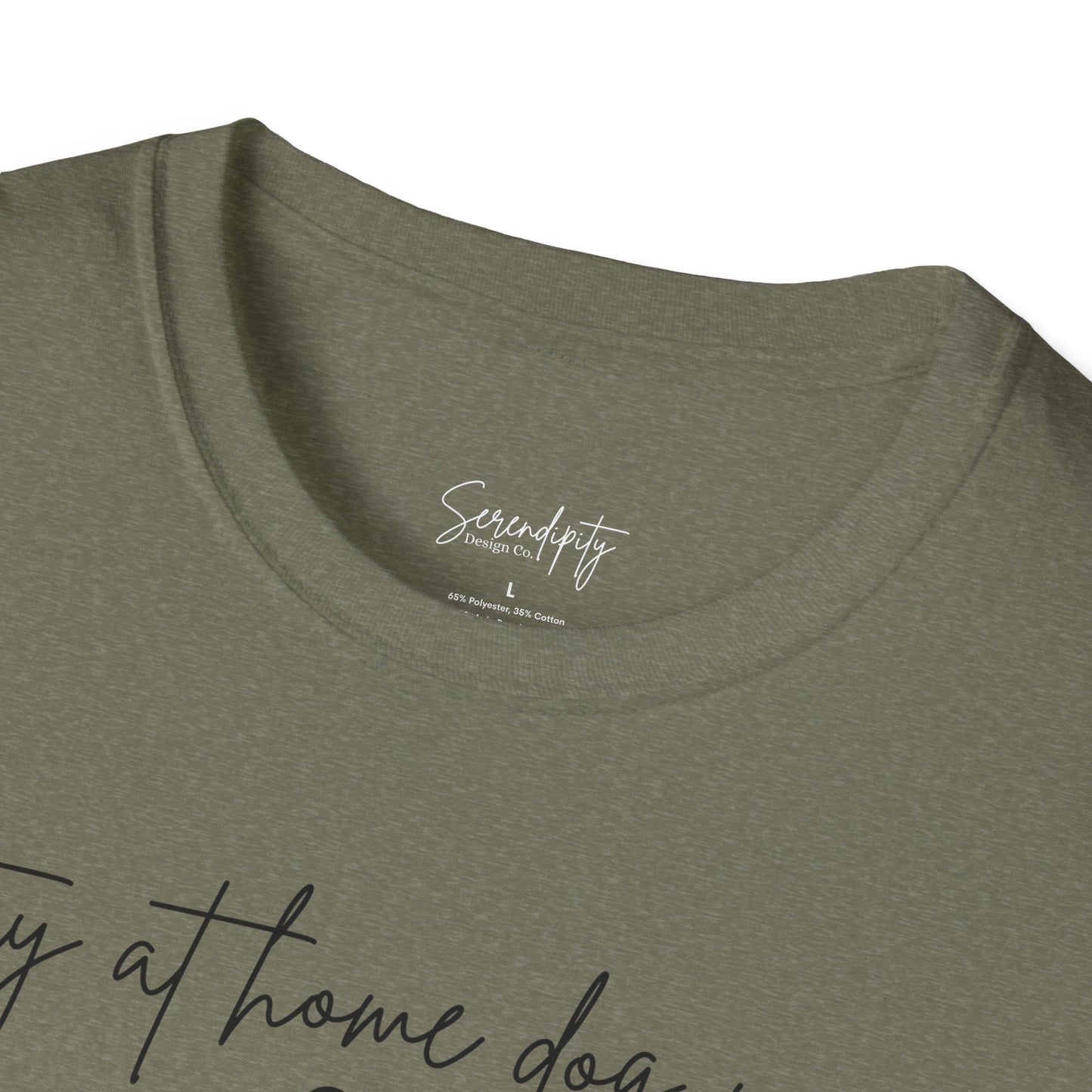 Stay At Home Dog Mom Soft Style Tee