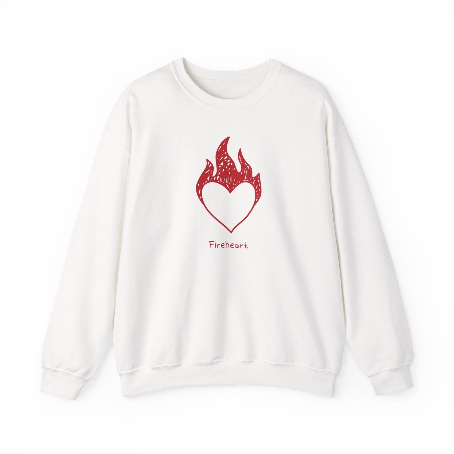 Fireheart Hand-drawn Crewneck Sweatshirt