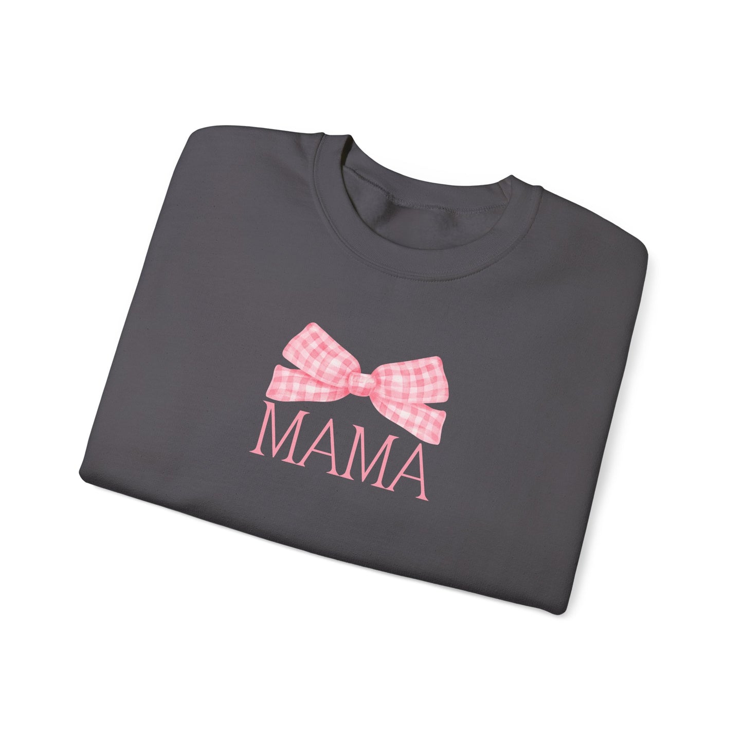 Mama Bow Pink Unisex Crewneck