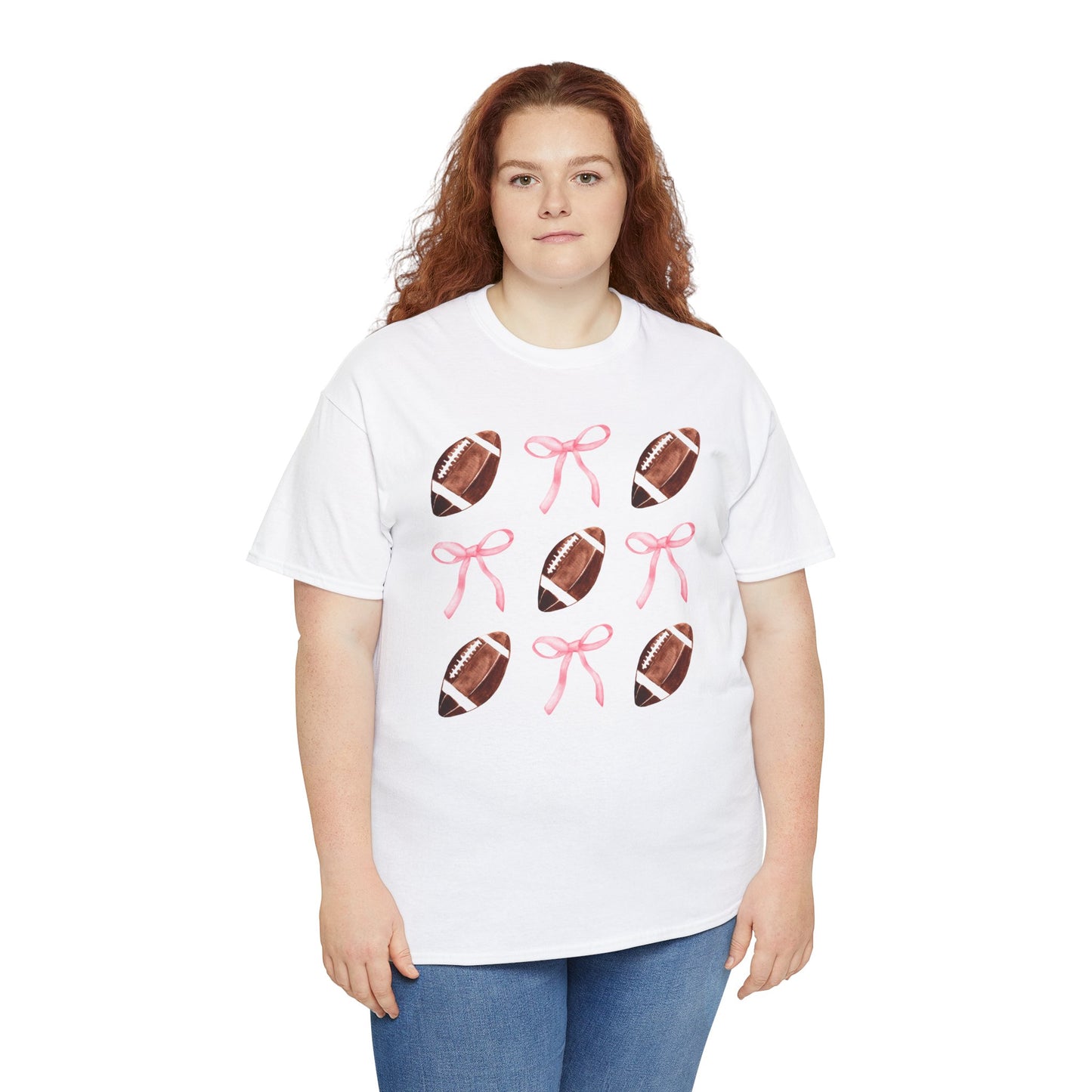 Football Bows Unisex Tee