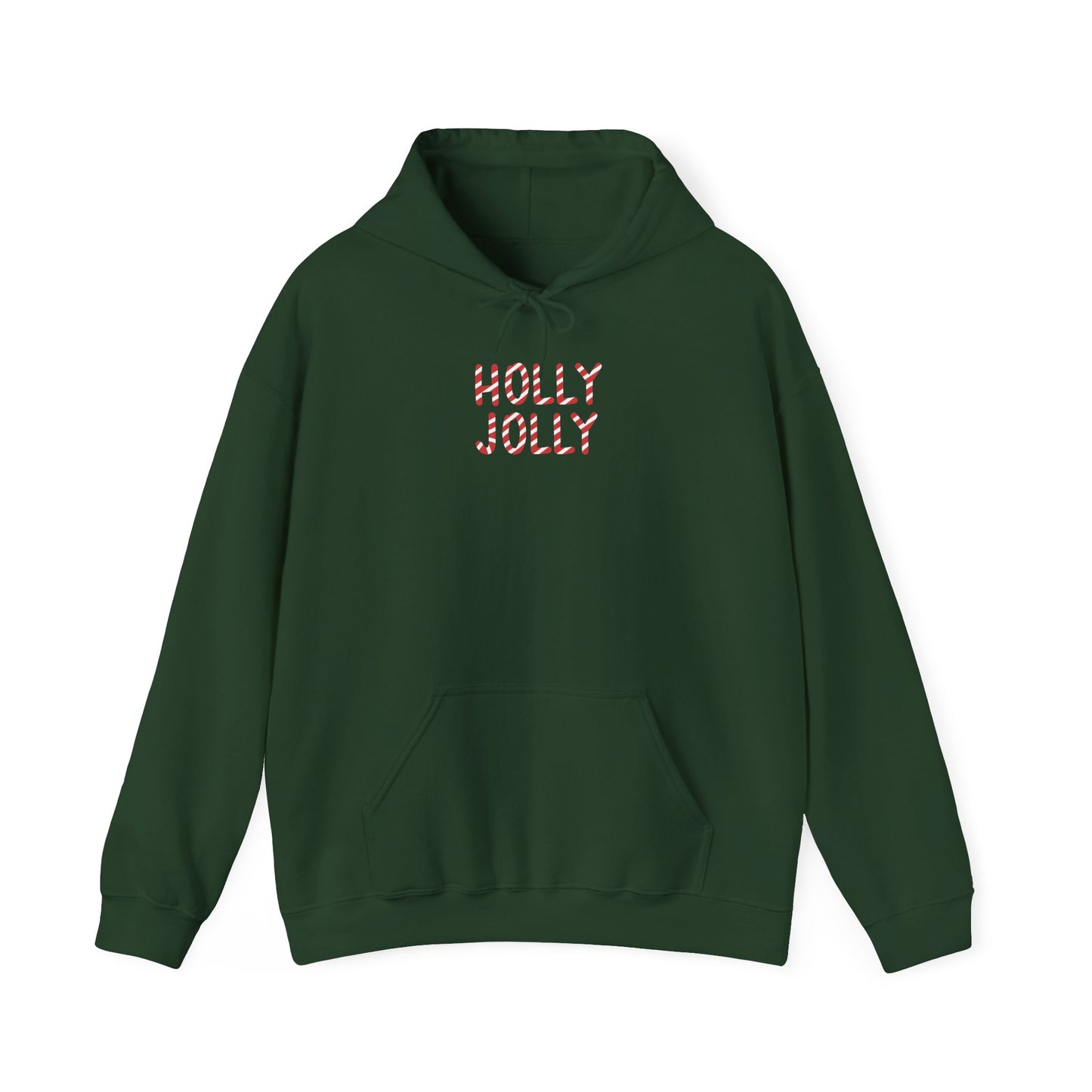 Holly Jolly Candy Cane Unisex Hoodie