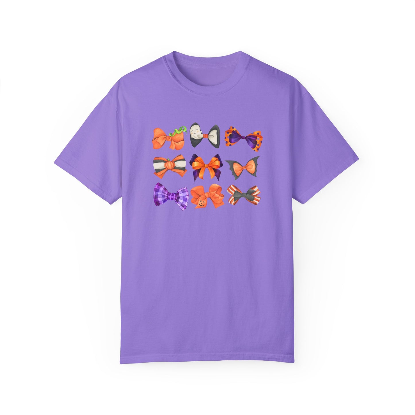 Halloween Bows Comfort Colors Tee