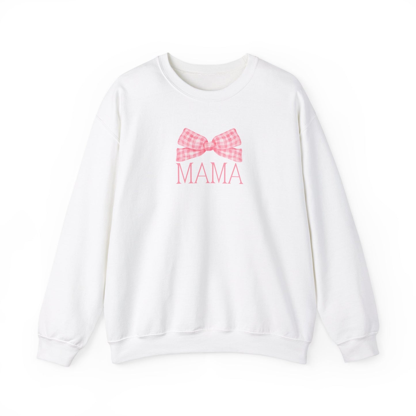 Mama Bow Pink Unisex Crewneck