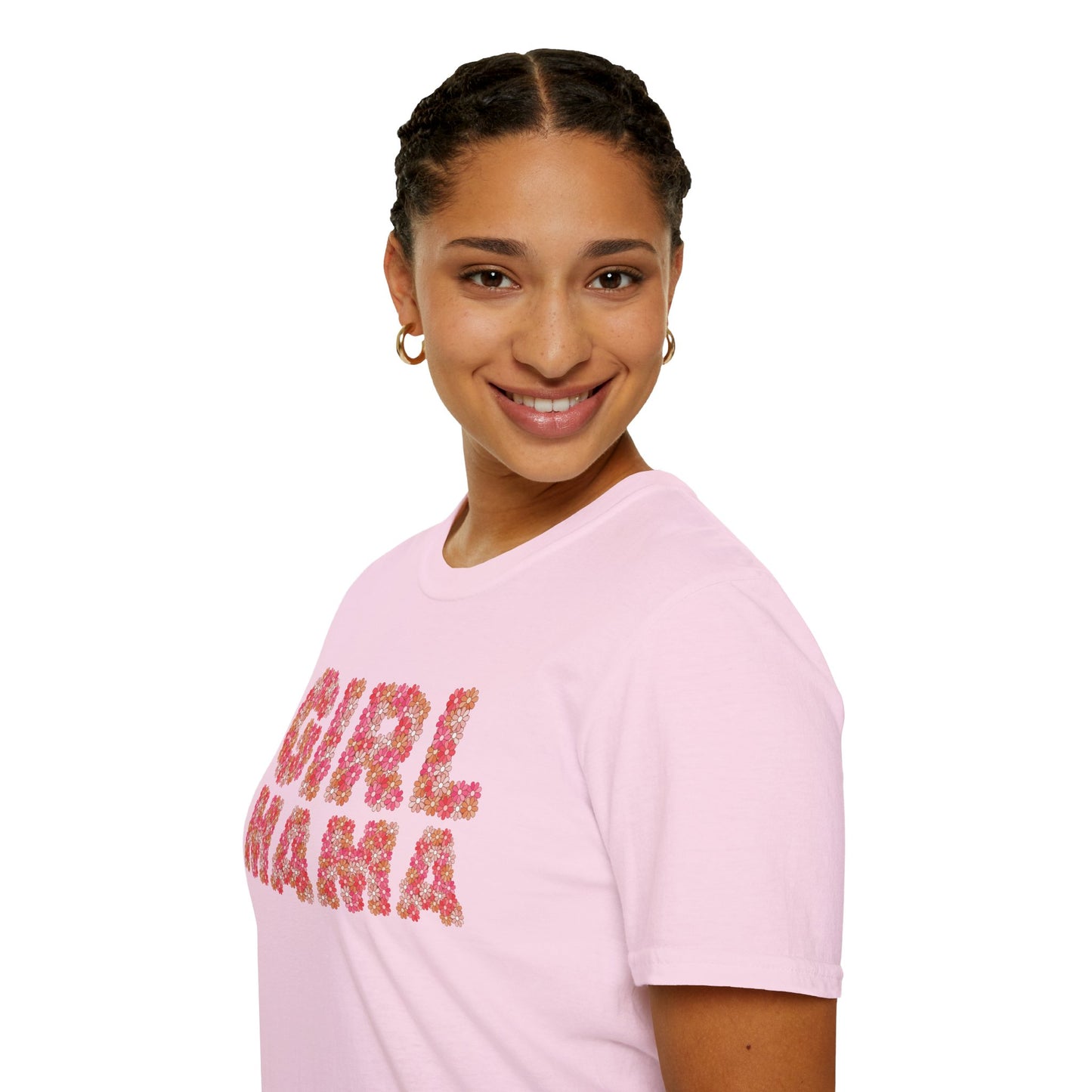 Girl Mama Retro Floral Soft Style Tee
