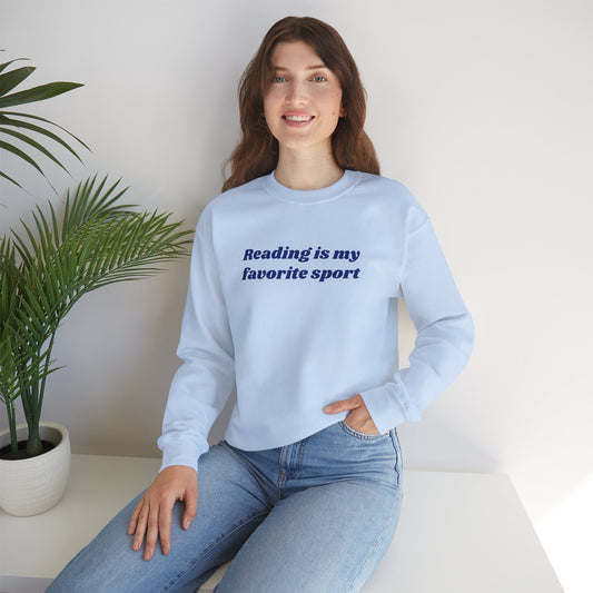 Reading is my Favorite Sport Unisex Crewneck