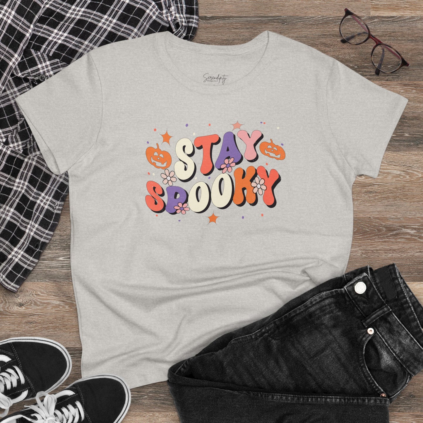 Stay Spooky Girly Baby Tee