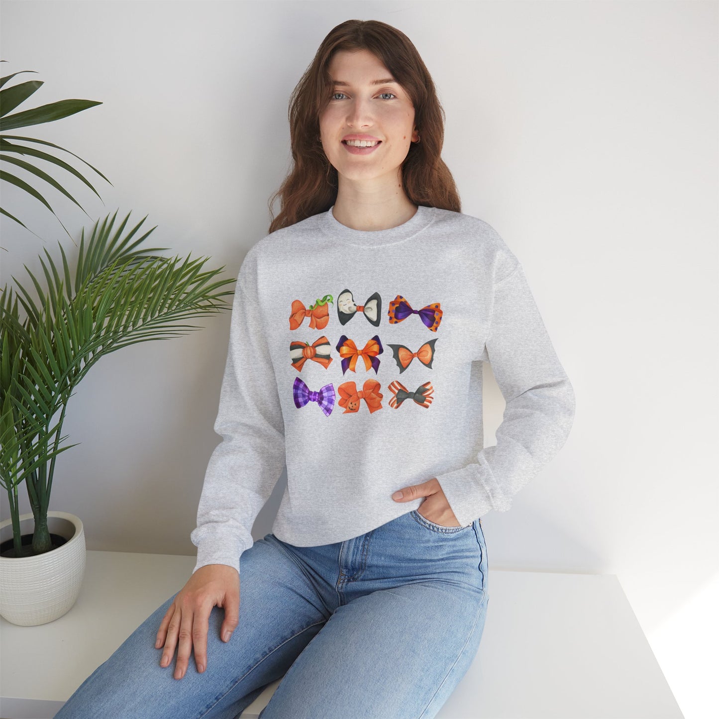 Halloween Bows Unisex Crewneck