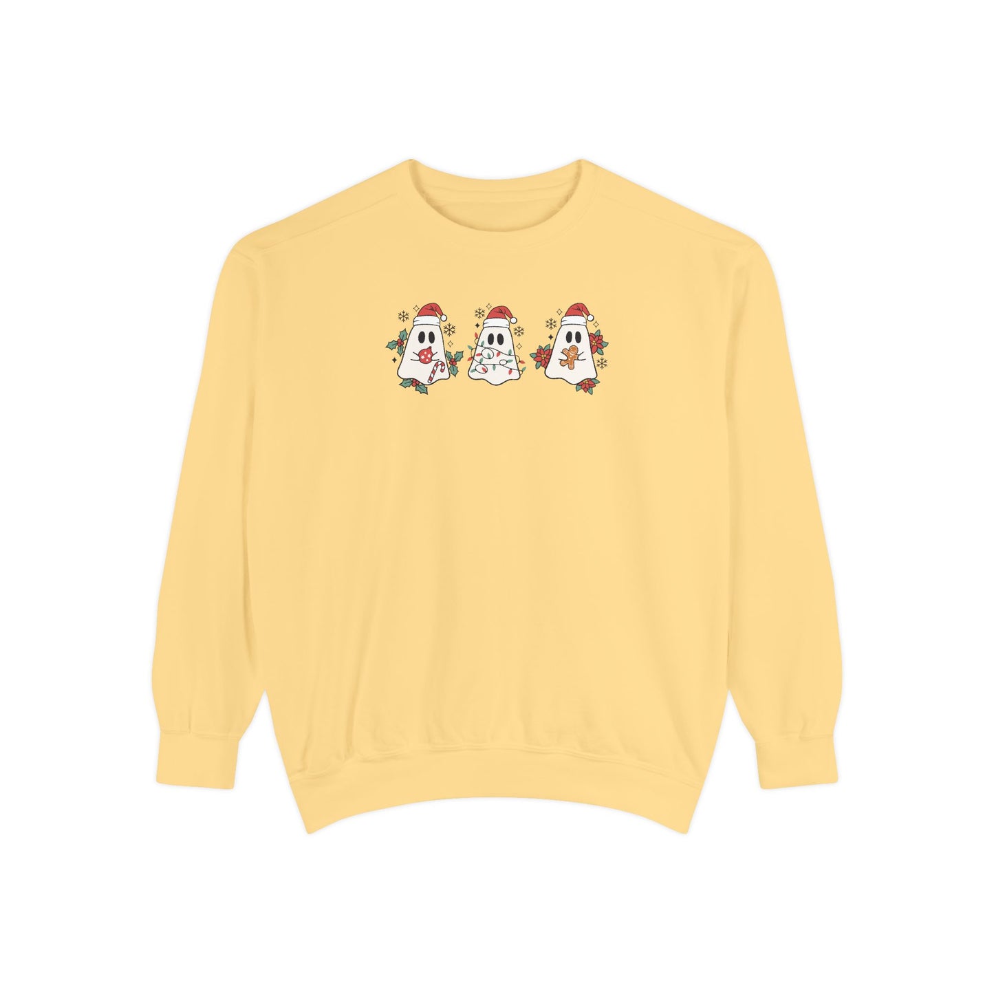 Christmas Ghosties Comfort Colors Sweatshirt