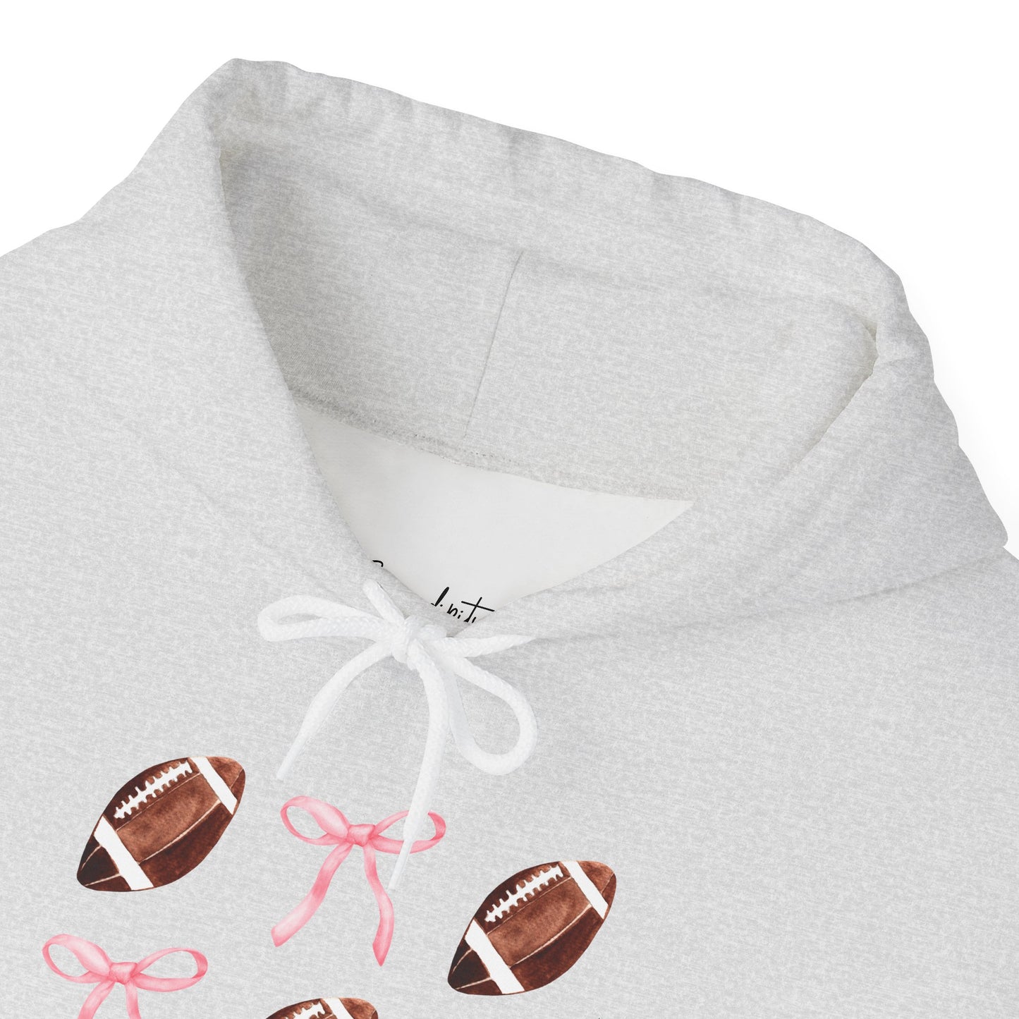 Football Bows Unisex Hoodie