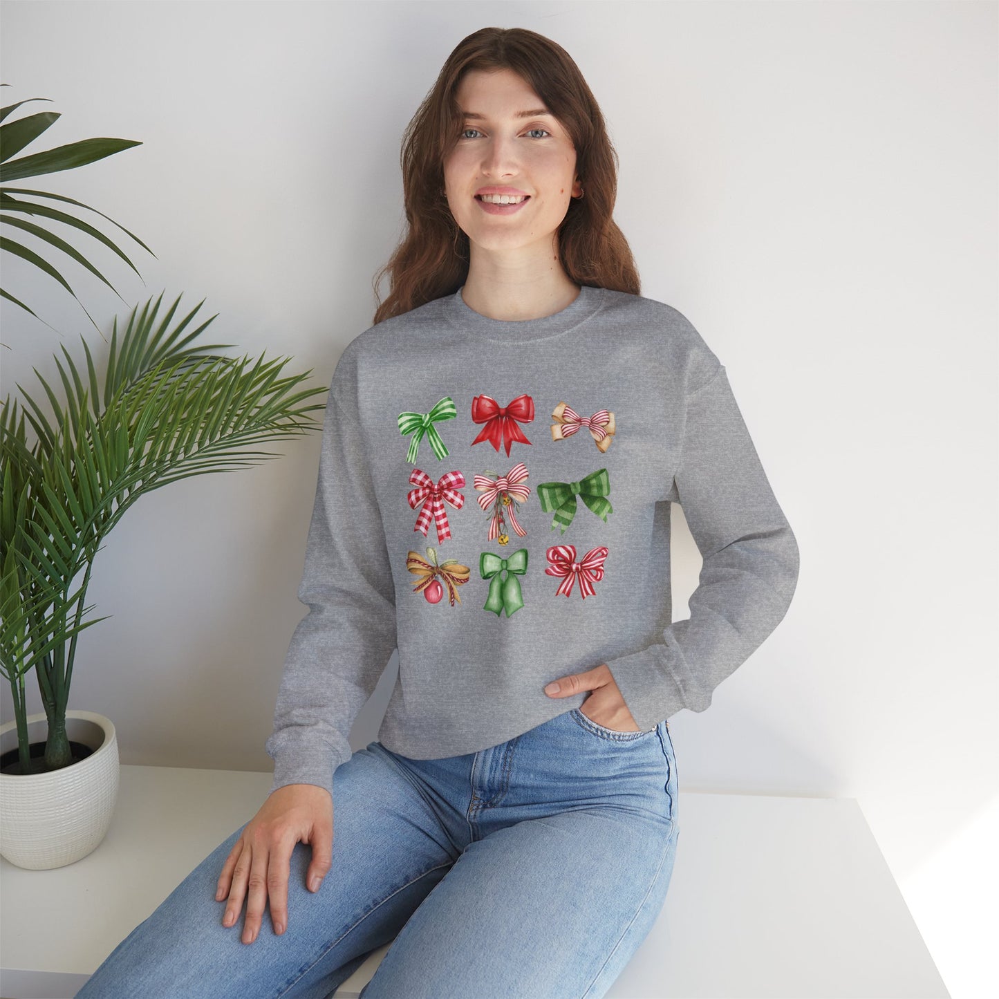 Christmas Bows Unisex Crewneck